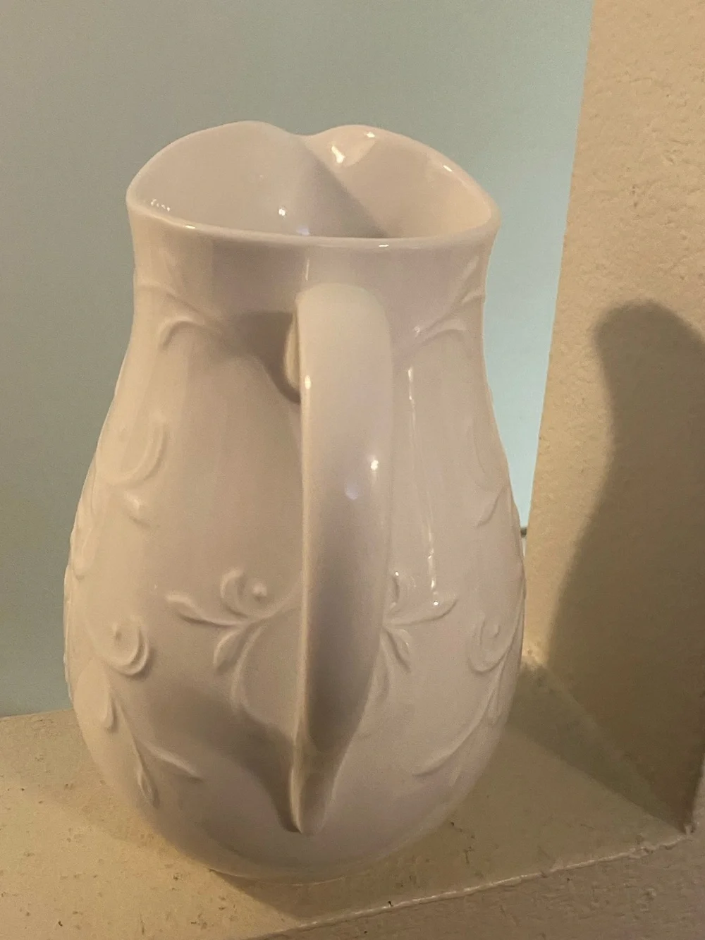Lenox ceramic pitcher